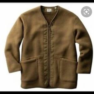 Uniqlo/Engineered Garments Fleece Collarless Coat